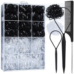 YGDZ front packaging showing clear and black elastics, convenient bulk supply