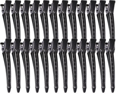 YGDZ front view of 30 black clips showing pack and elegant finish benefit secure storage