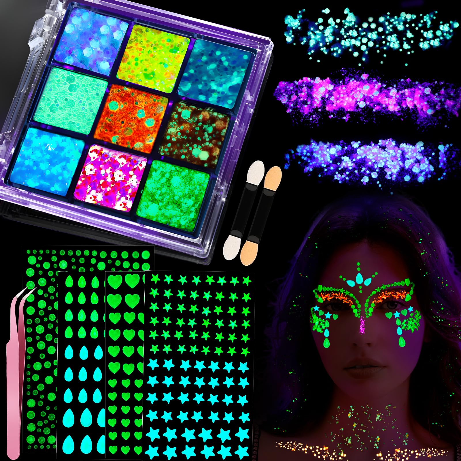 YGDZ front packaging showing full glow kit and benefits