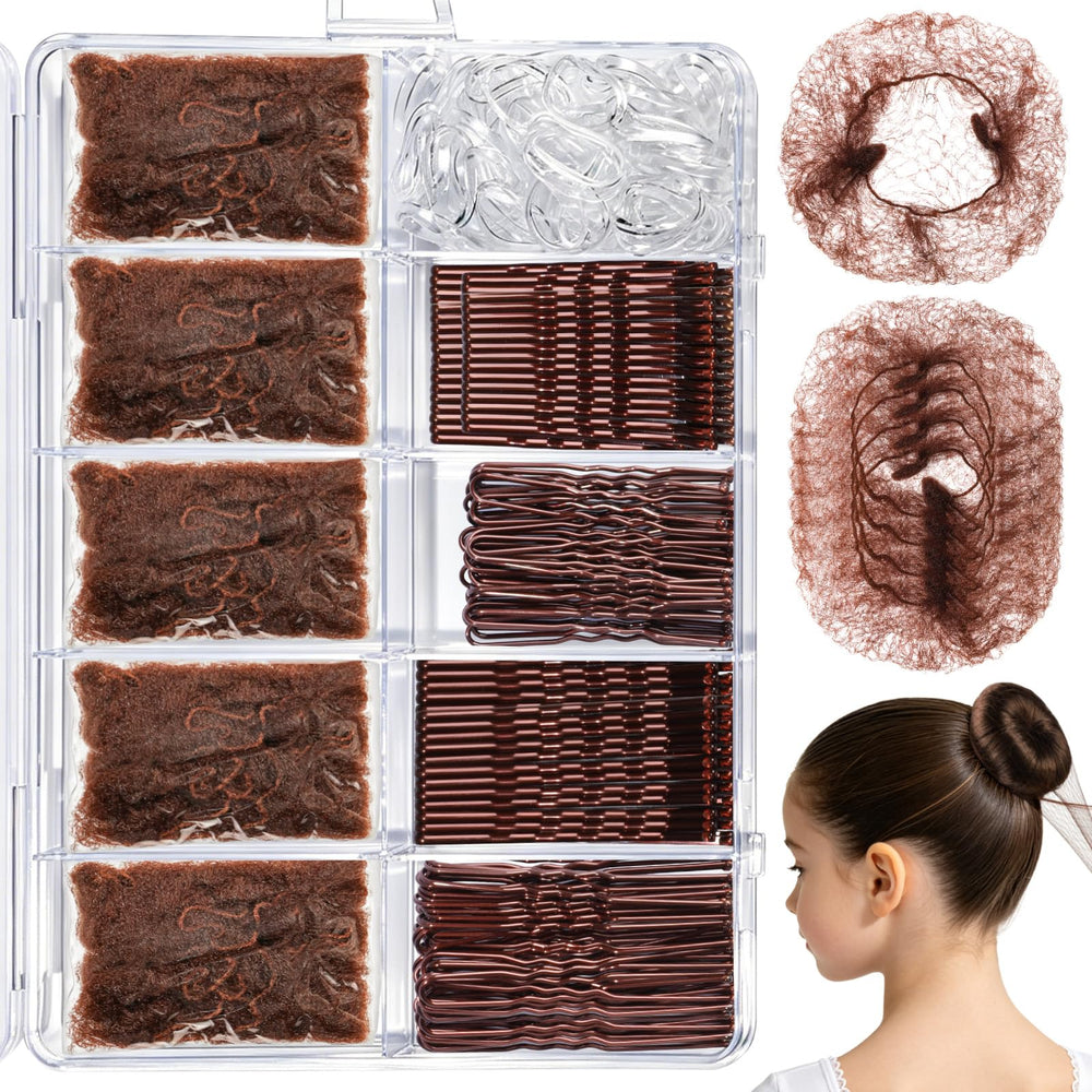 YGDZ front packaging showing complete ballet hair accessory kit benefits