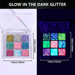 YGDZ glitter applied to hair and collarbone to enhance costume presence