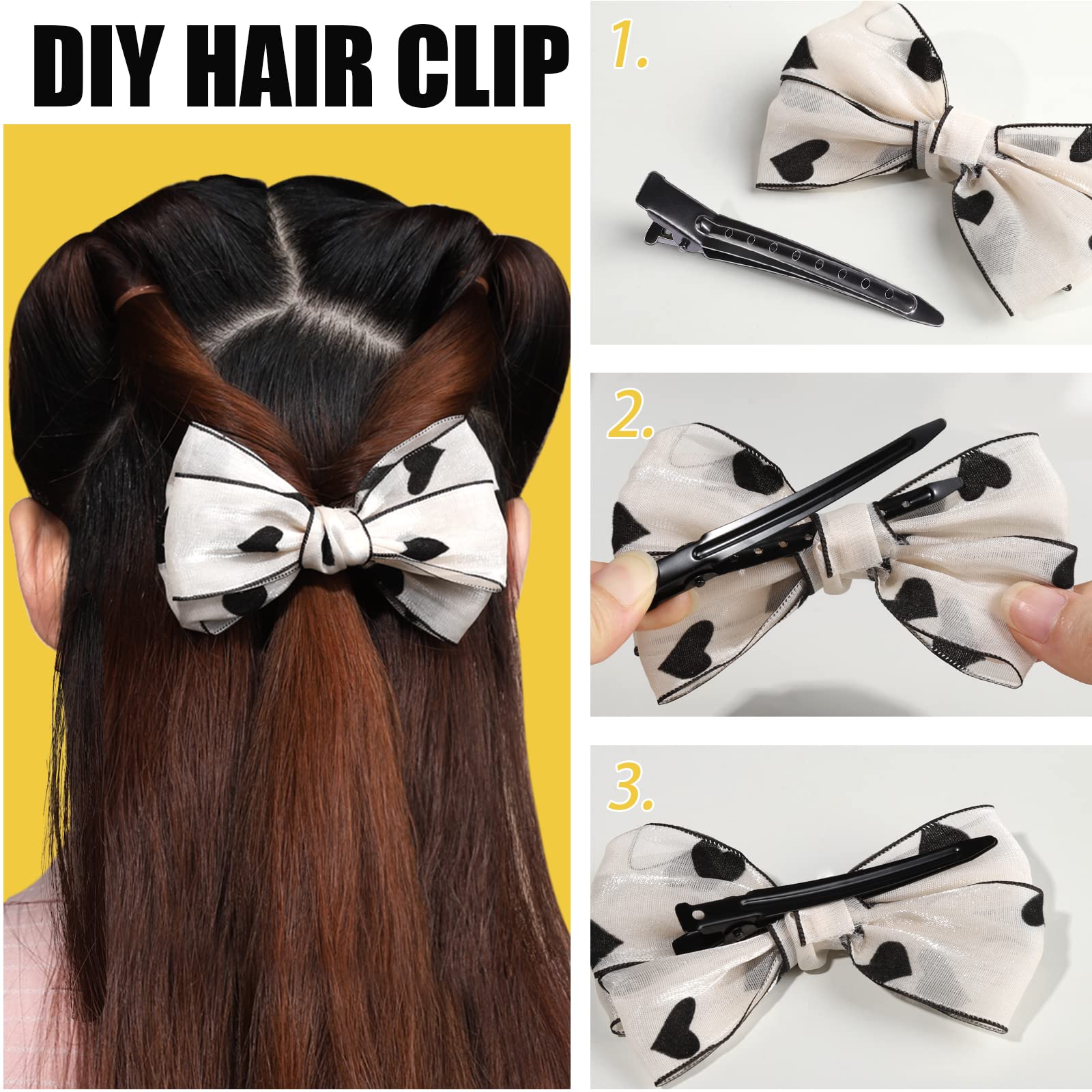 YGDZ securing a hair roller and pin curls showing stability and heat-friendly design