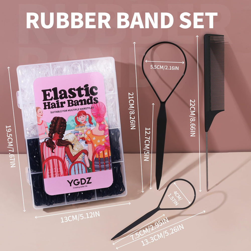 YGDZ mini elastic close-up showing coated texture and easy-glide benefit