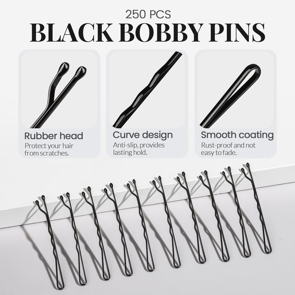 YGDZ open organizer box separating bobby and U pins for neat storage