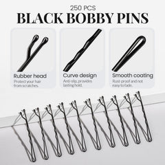 YGDZ open organizer box separating bobby and U pins for neat storage