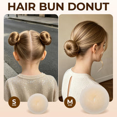YGDZ bobby pins, U-pins, elastics and rubber bands arranged for versatile styling