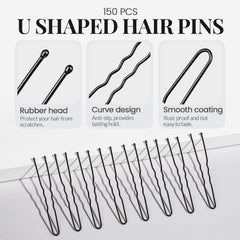 YGDZ pins holding a bun in place for long-lasting styling