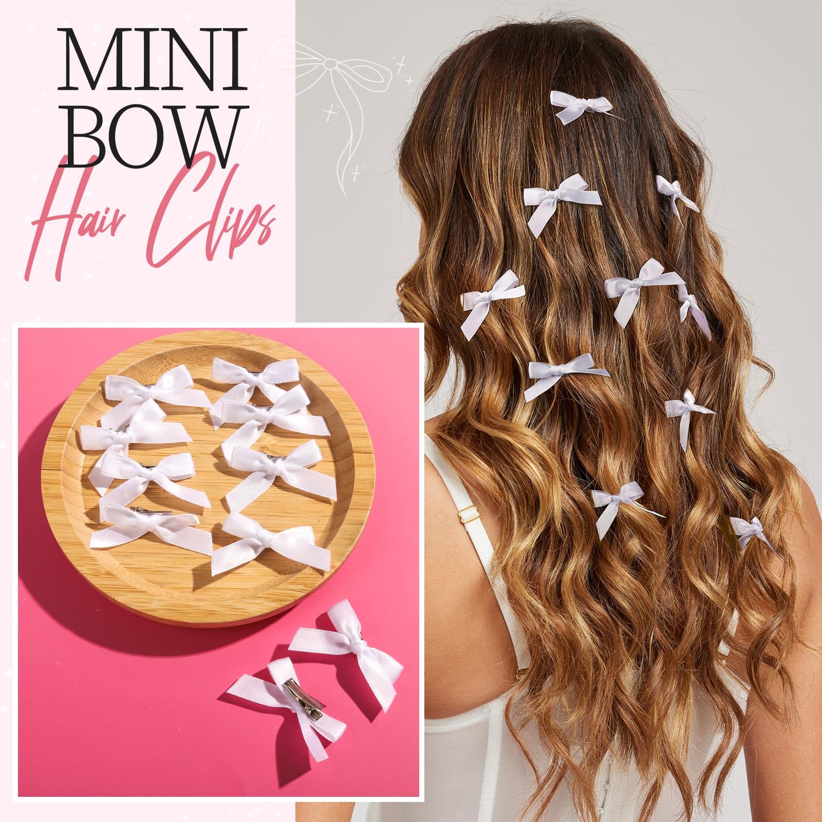 YGDZ satin scrunchies wrapped on ponytail demonstrating gentle hold and reduced breakage