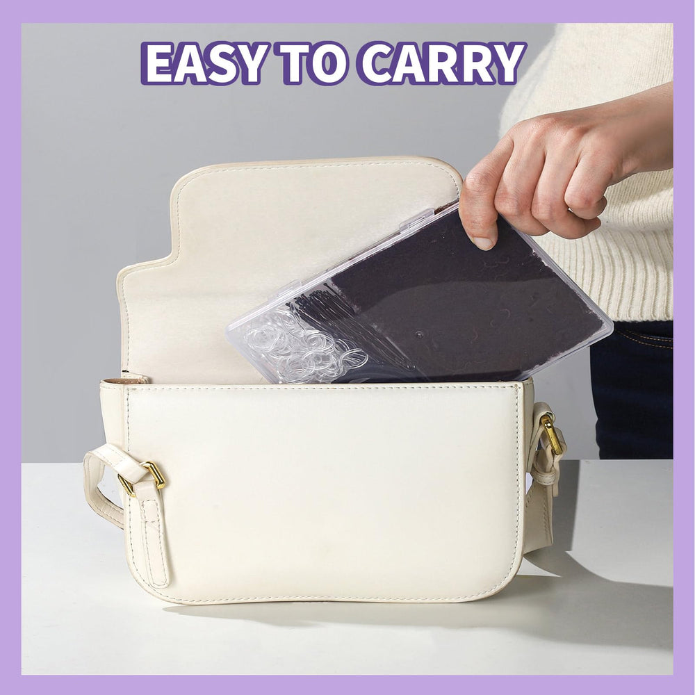 YGDZ hand holding kit to show size and how it fits in a dance bag