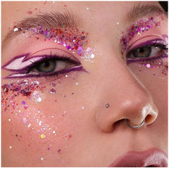 YGQQOY festival lifestyle shot showing long-lasting sparkle for events