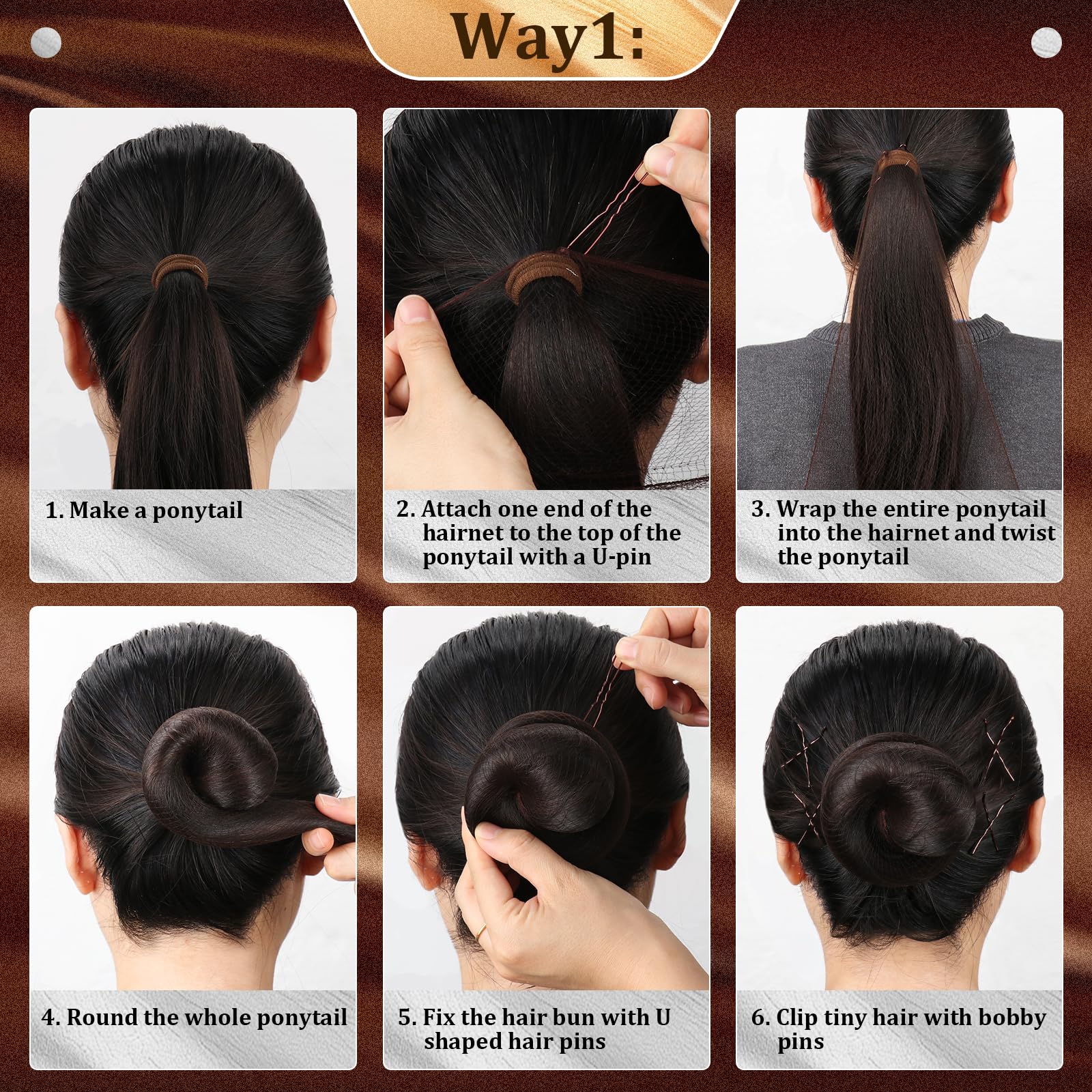 YGQQOY invisible hair nets texture showing breathable, seamless finish