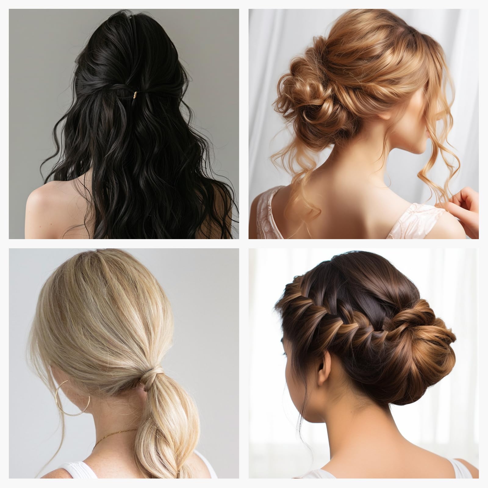 YGQQOY bobby and U-shape pins arranged showing reliable hold for updos