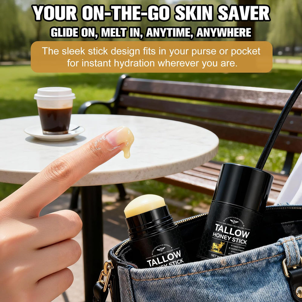 YHFGTTIO lifestyle image of stick in bag for on‑the‑go hydration