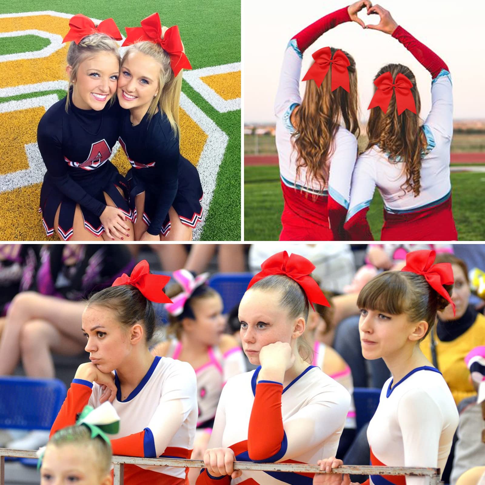 YHXX YLEN bow worn in a high ponytail showing visibility and comfort