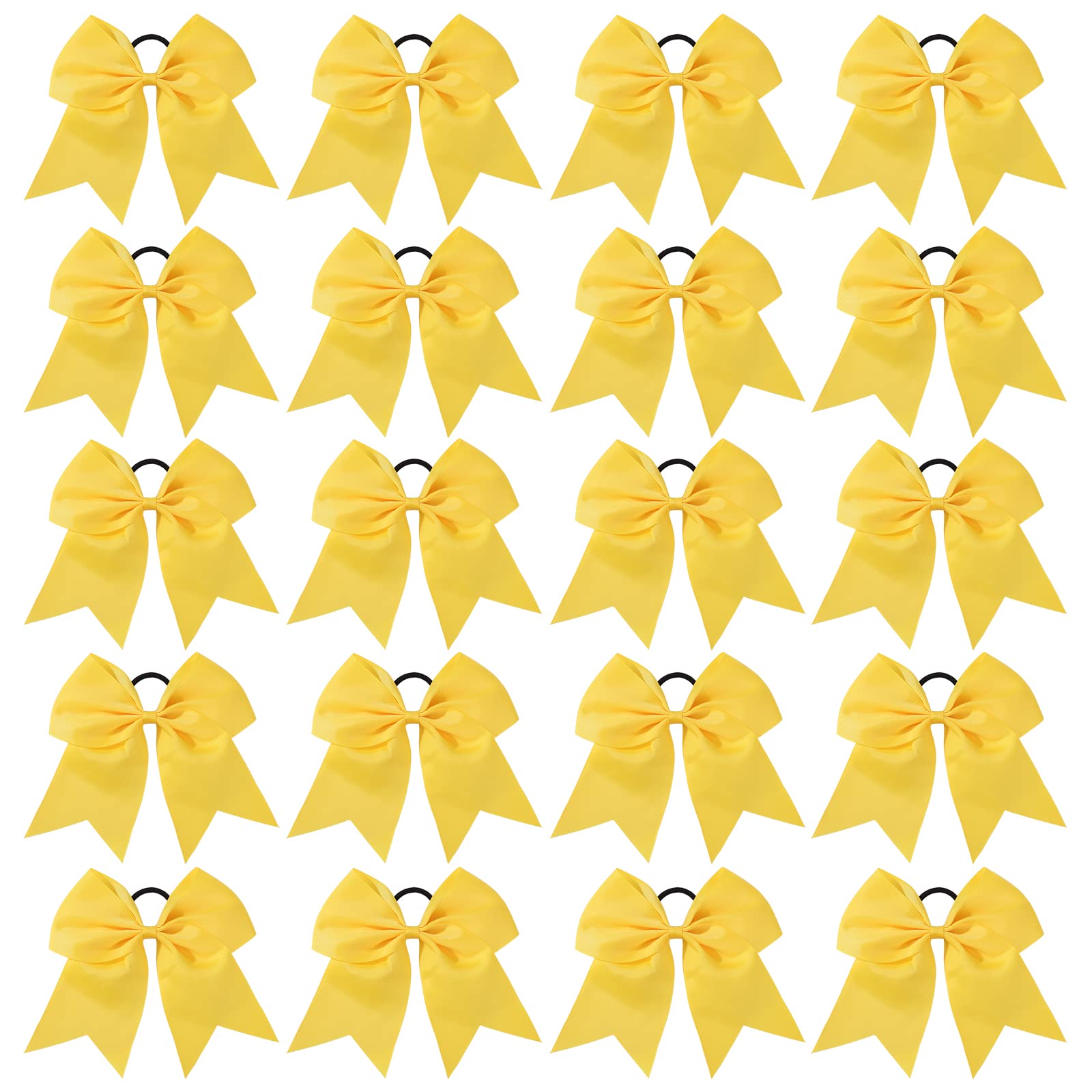 YHXX YLEN front packaging showing 20 yellow cheer bows, ready for teams