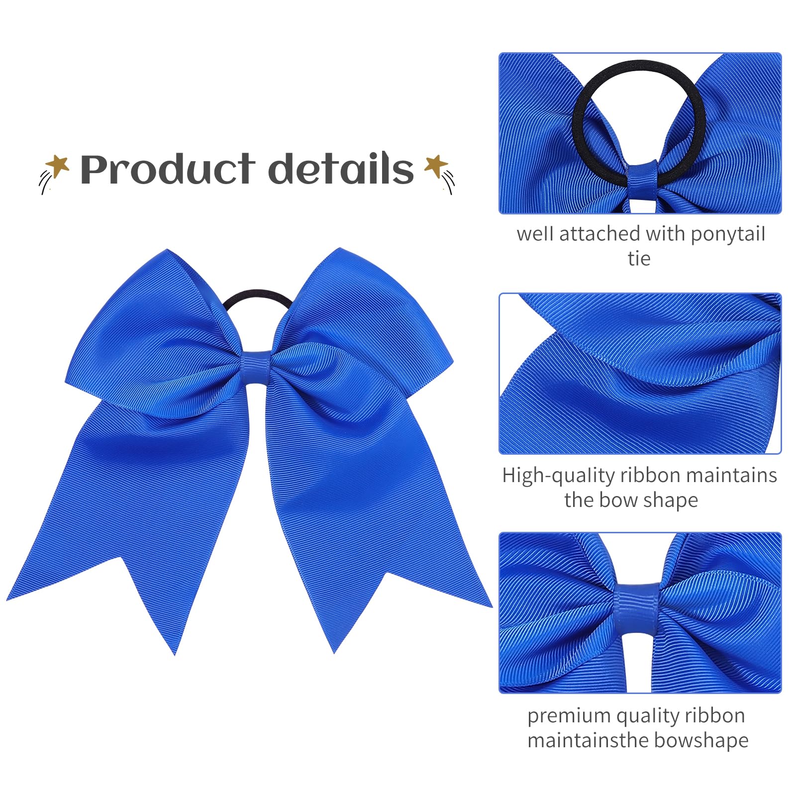 YHXX YLEN bow worn in ponytail during practice for stay-put comfort