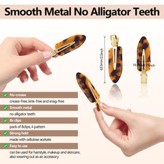 YIERSO clips used during makeup application keeping hair away cleanly