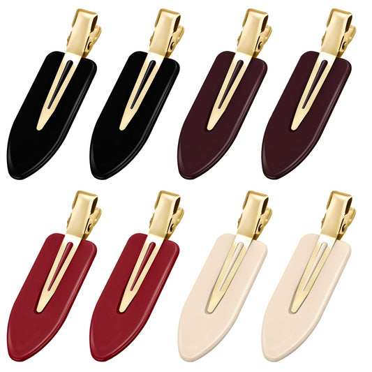 YIERSO front packaging showing cherry colored creaseless clips and benefits