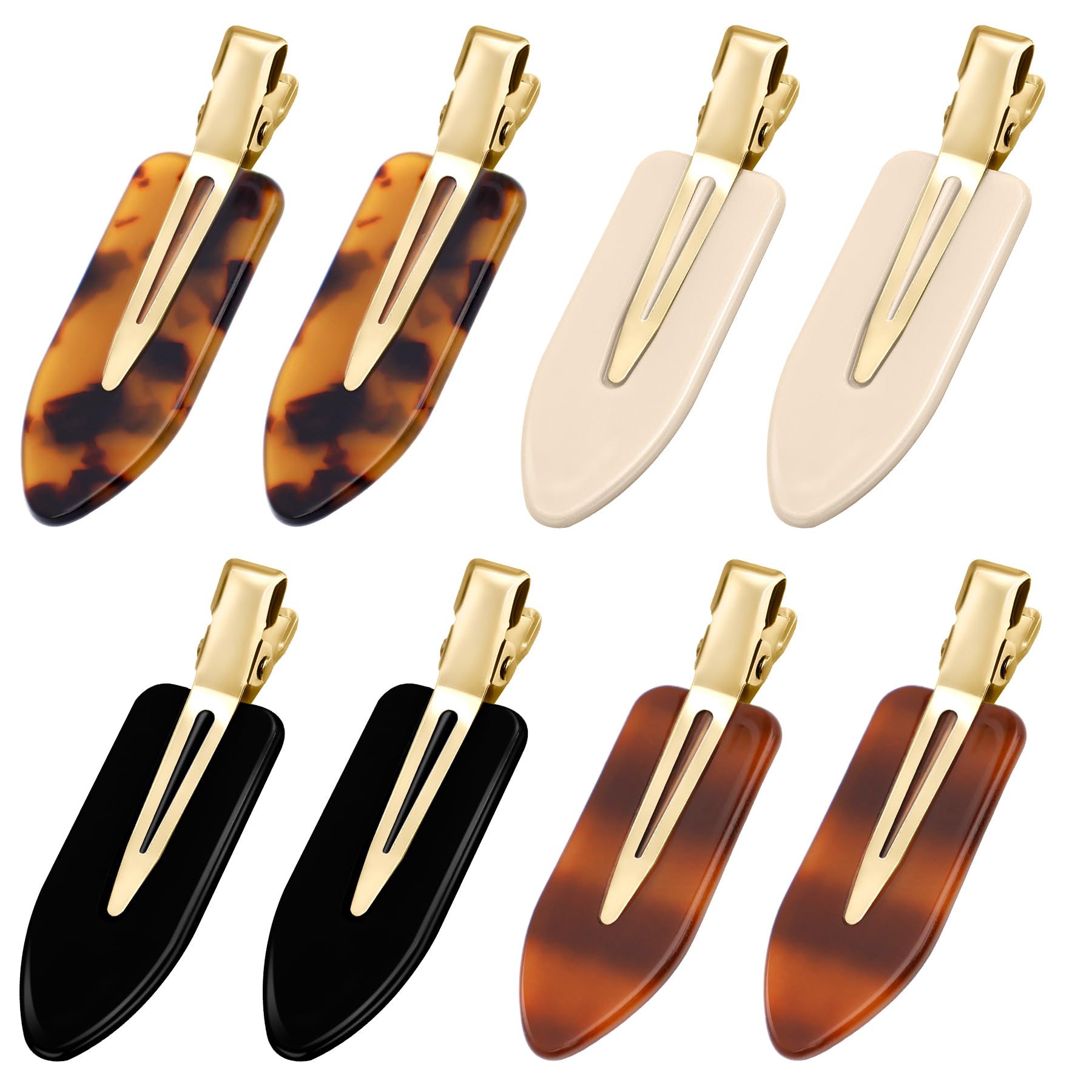 YIERSO front packaging showing tortoiseshell clips and benefit of crease-free hold