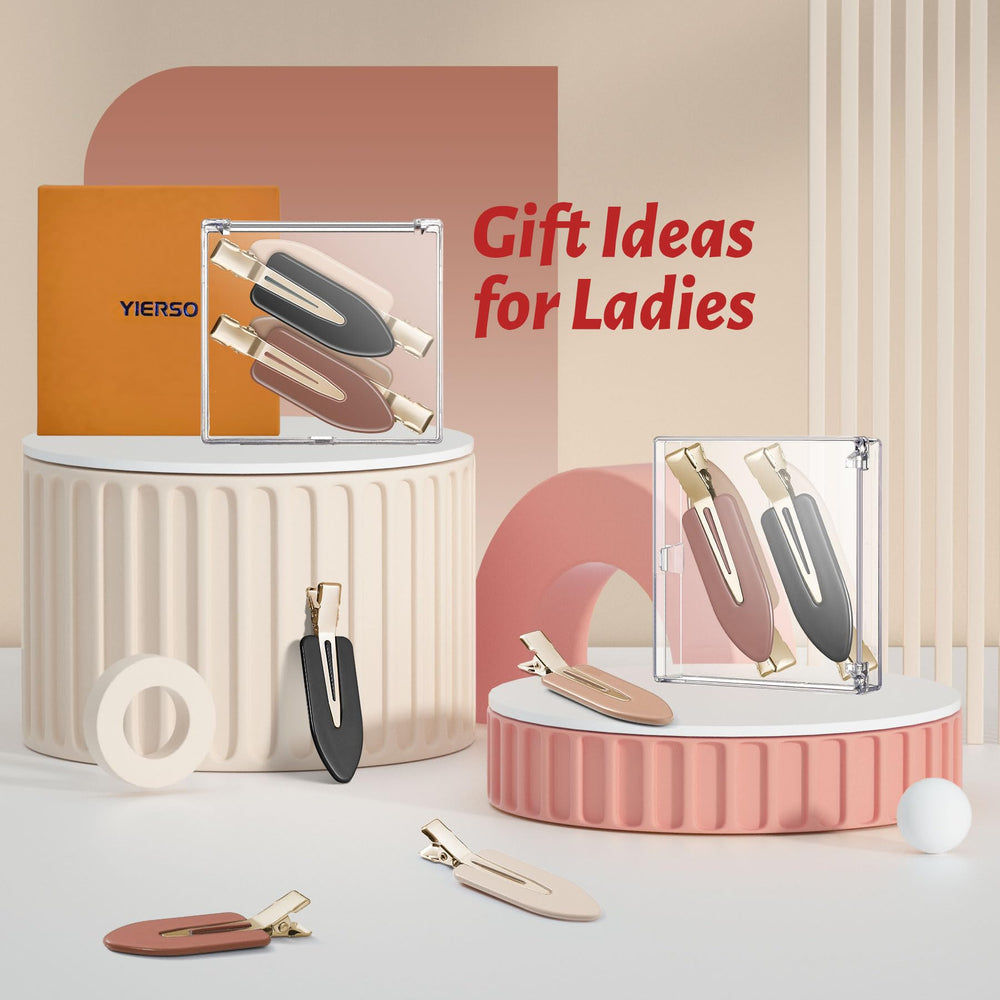 YIERSO clips arranged on bathroom vanity in lifestyle scene benefit: ready for daily routine