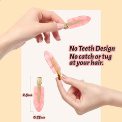 YIERSO clip next to a hand showing compact size and travel convenience