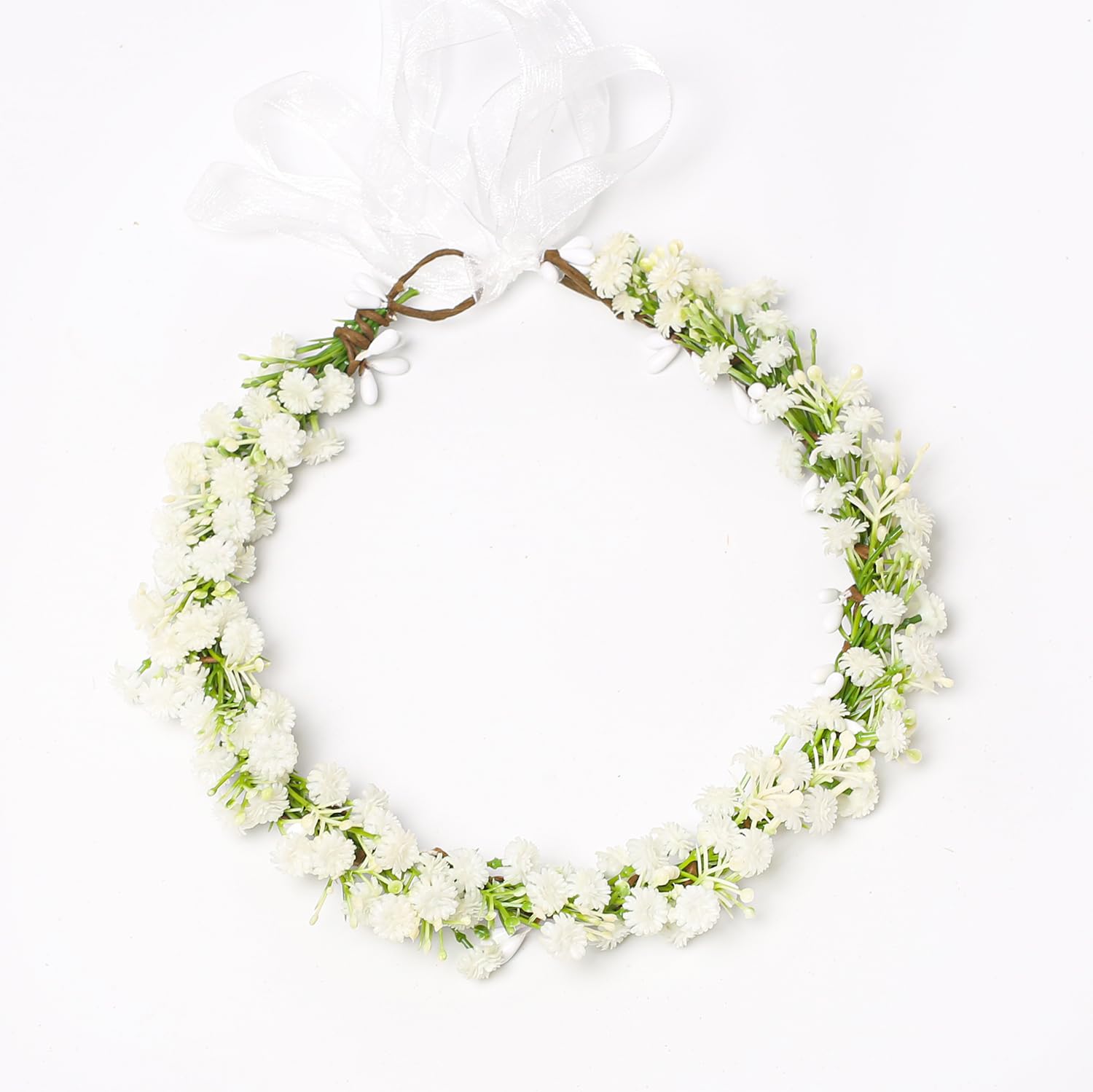 Yili Maizi satin ribbon and wire detail showing adjustable fit and secure fastening