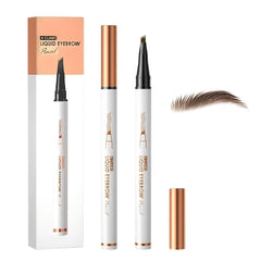 YILLTOY front packaging showing two dark brown pens for longer-lasting brows