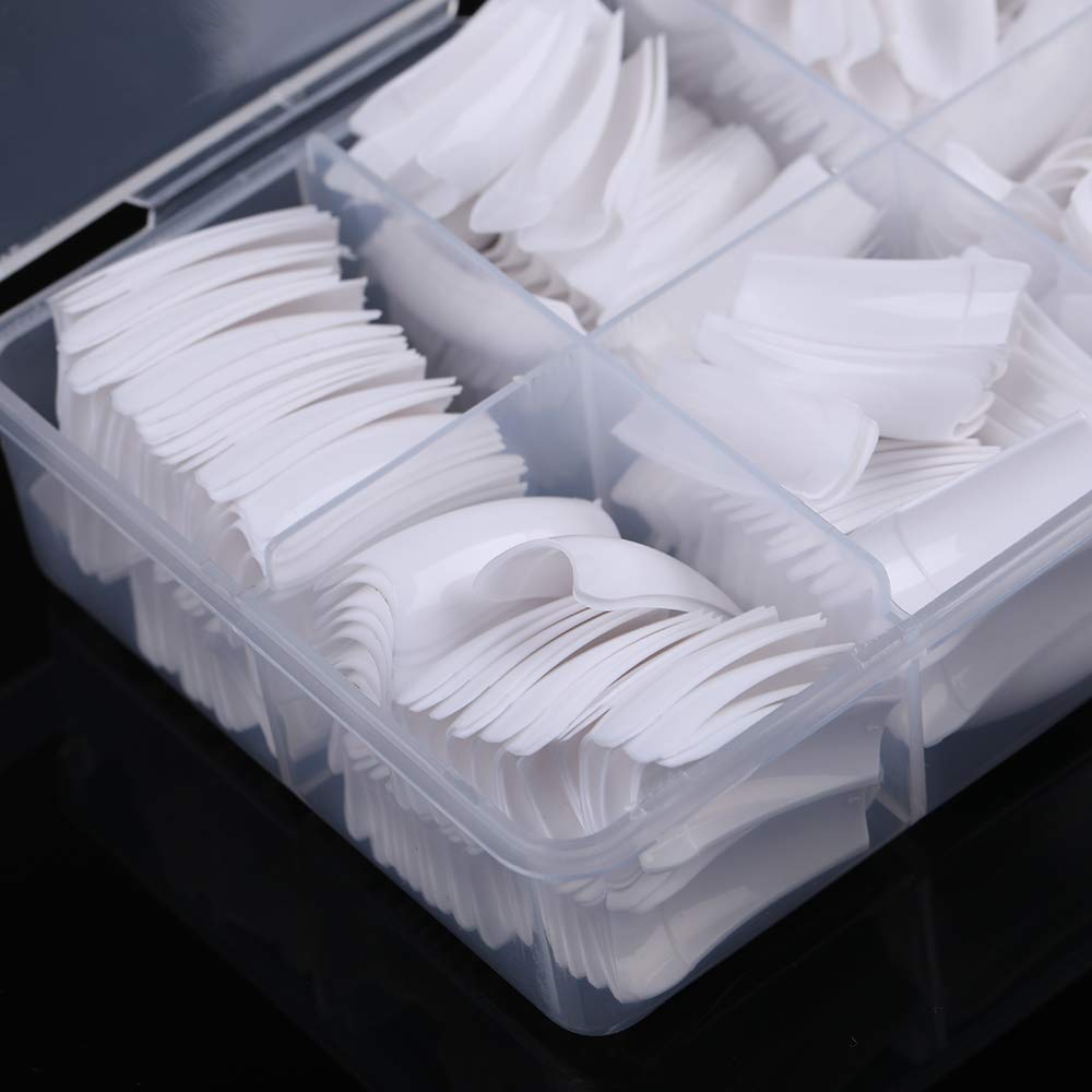Yimart nail tip texture detail showing durable, easy-to-file material