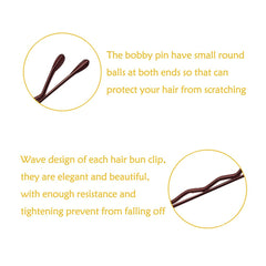 YINGFENG pins holding an elegant updo, demonstrating reliable hold for styling