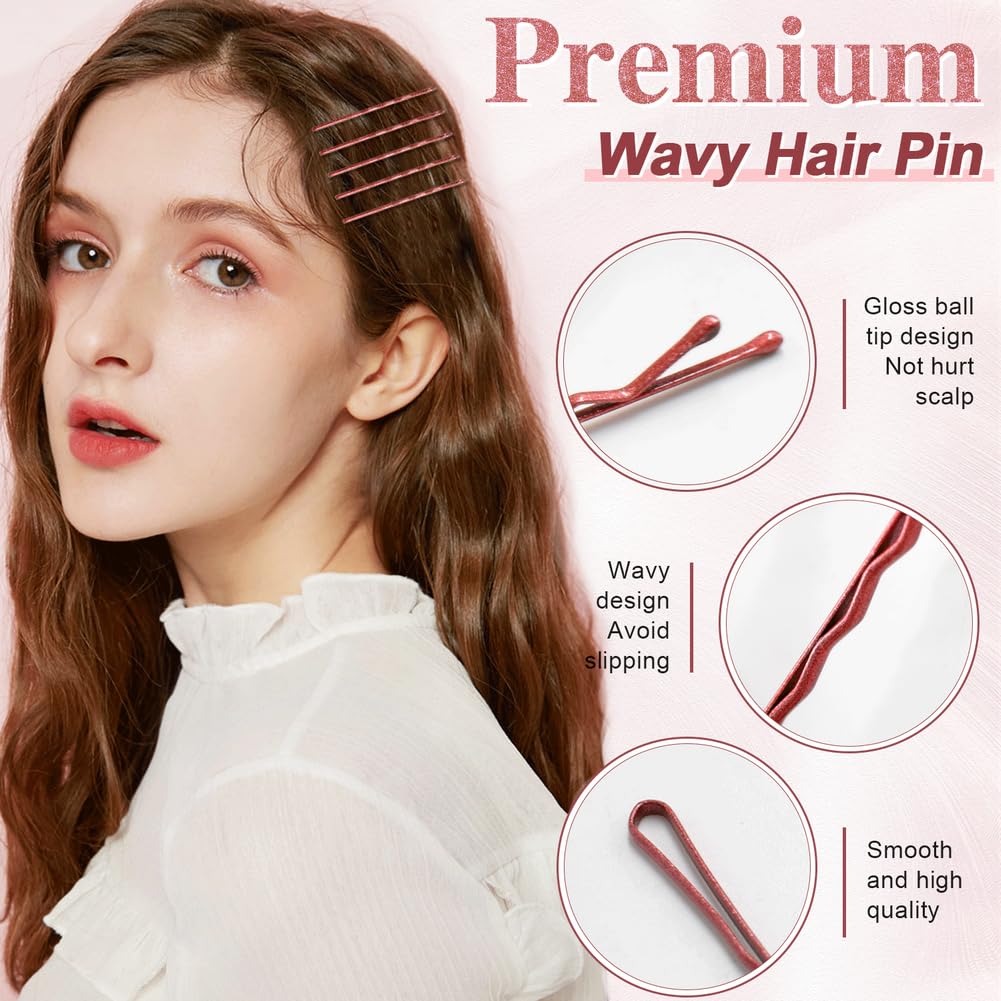 YINGFENG bobby pins securing an elegant updo showing reliable, invisible hold