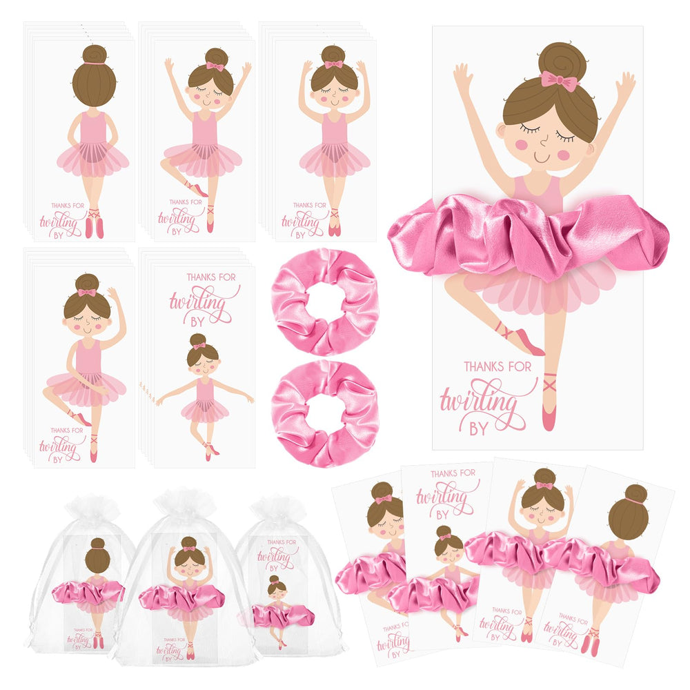 Yinkin front packaging showing 30 ballerina favor sets, ready to gift