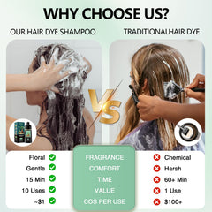 Yioscci styled hair in lifestyle scene showing improved shine and softness