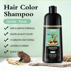 Yioscci label close-up listing argan and aloe for nourishing benefits