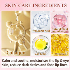 Yishifa model wearing lip mask to hydrate and smooth lip lines