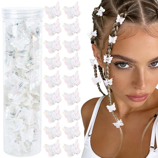 YISSION jar of 60 butterfly clips keeps accessories organized and travel-ready