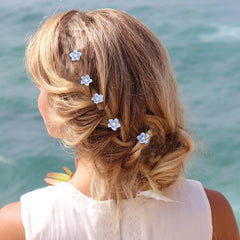 YISSION clips placed in a braid offering decorative finish