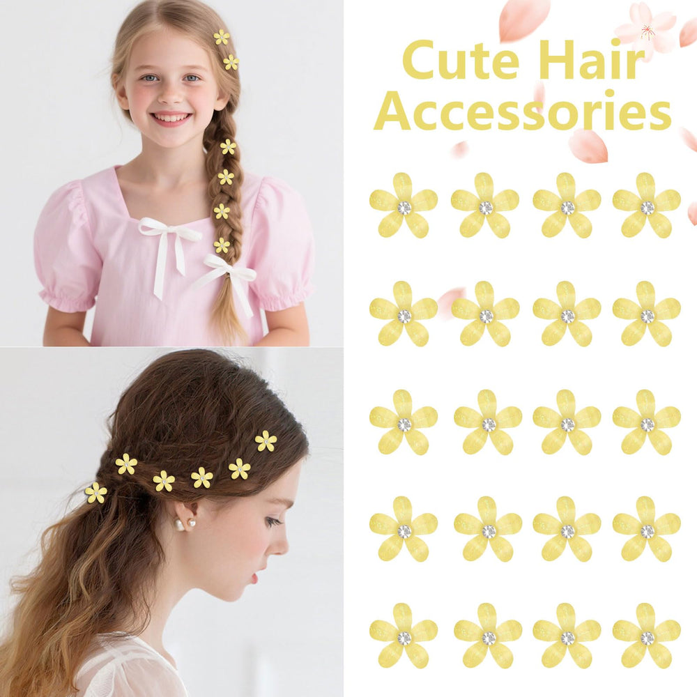 YISSION clips placed in braided hairstyle, secure hold for events
