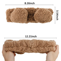 YISSION closeup of bear ears detail adding charm and selfie-ready appeal