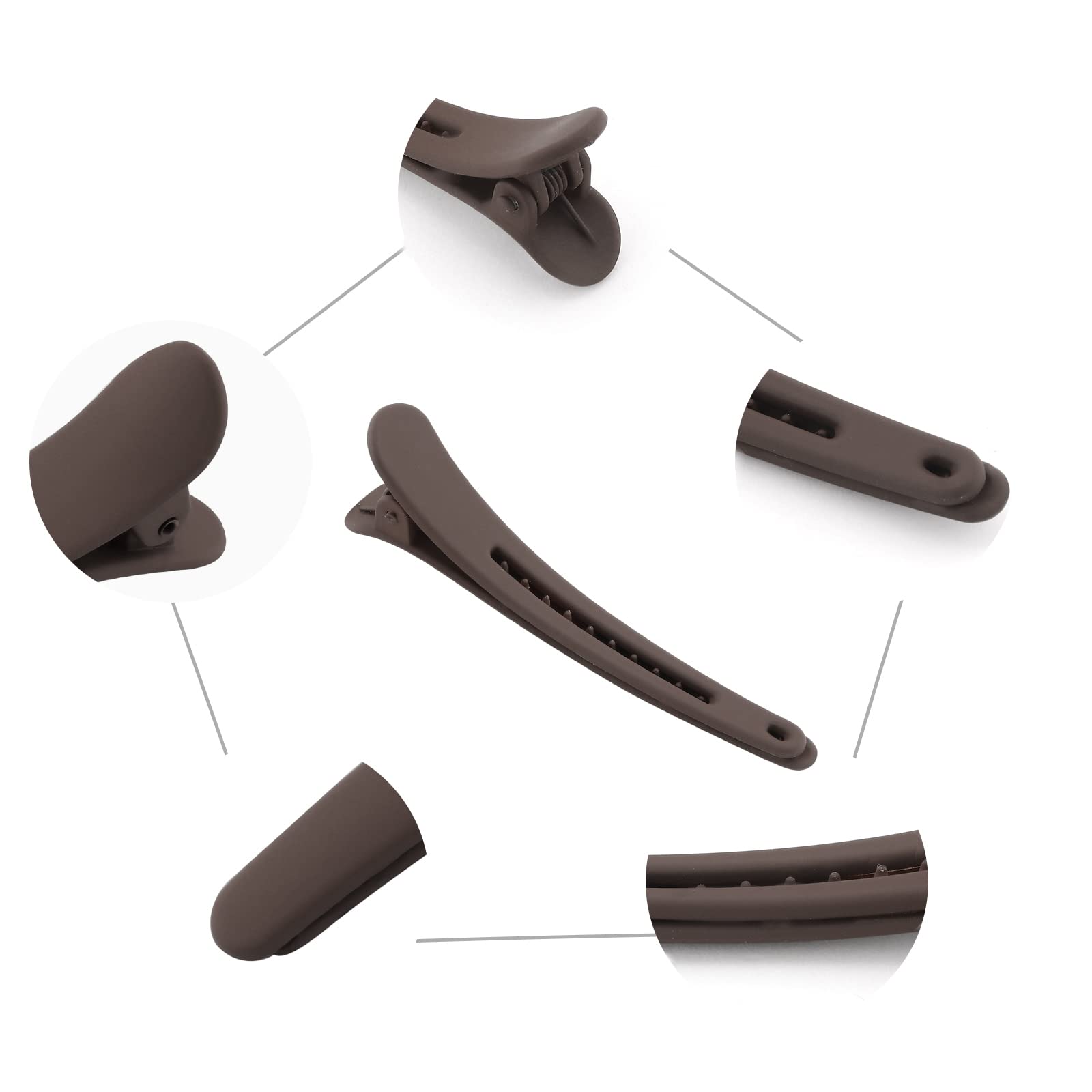 YISSION clip holding bangs while applying makeup for convenience benefit