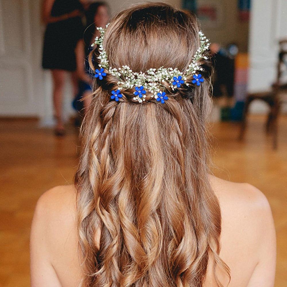 YISSION clips placed in braid, showing color contrast and decorative uplift