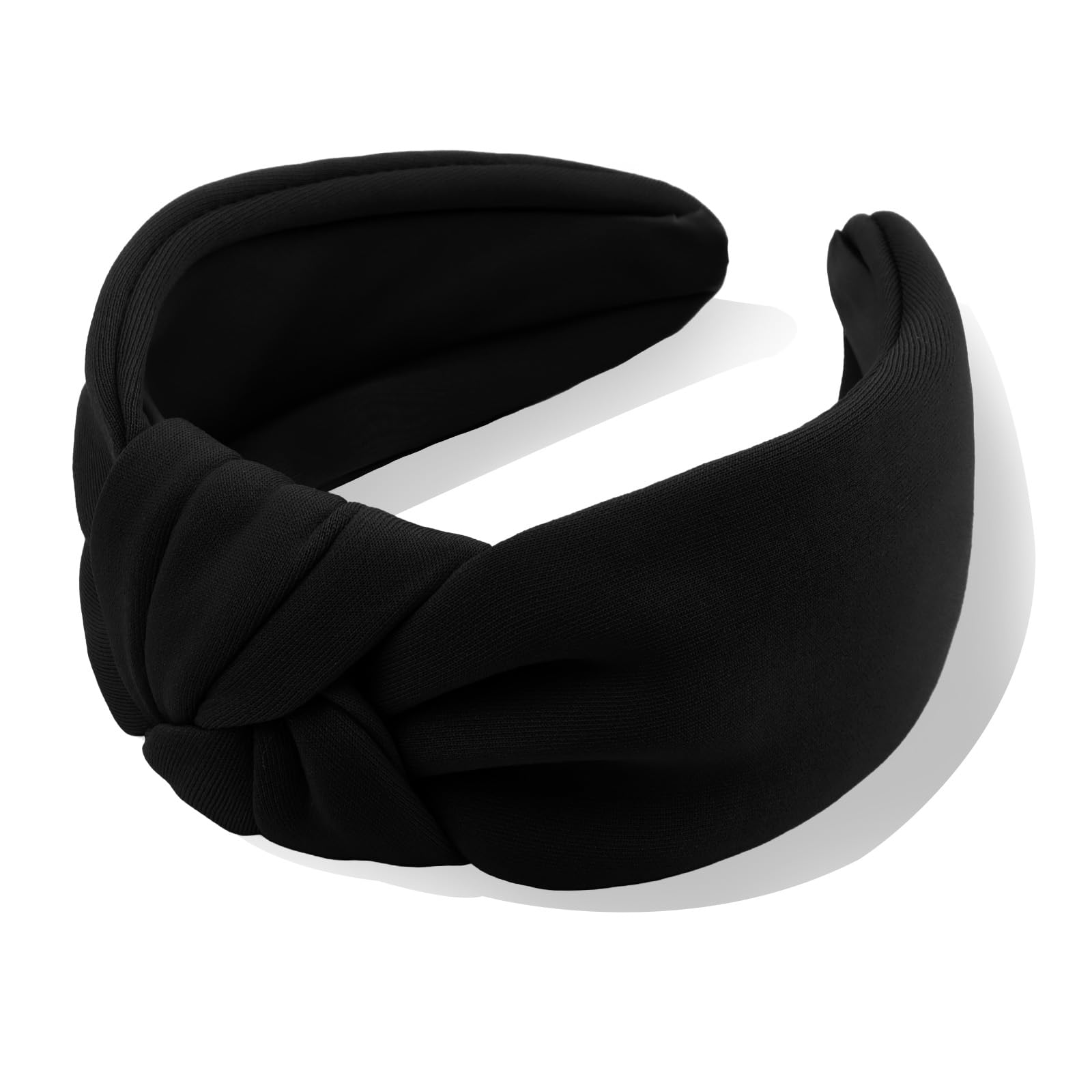 YISSION headband in use on woman with long hair adding polish and non-slip hold