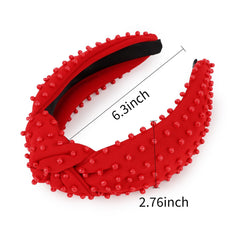 YISSION headband worn with 4th of July outfit adding patriotic flair