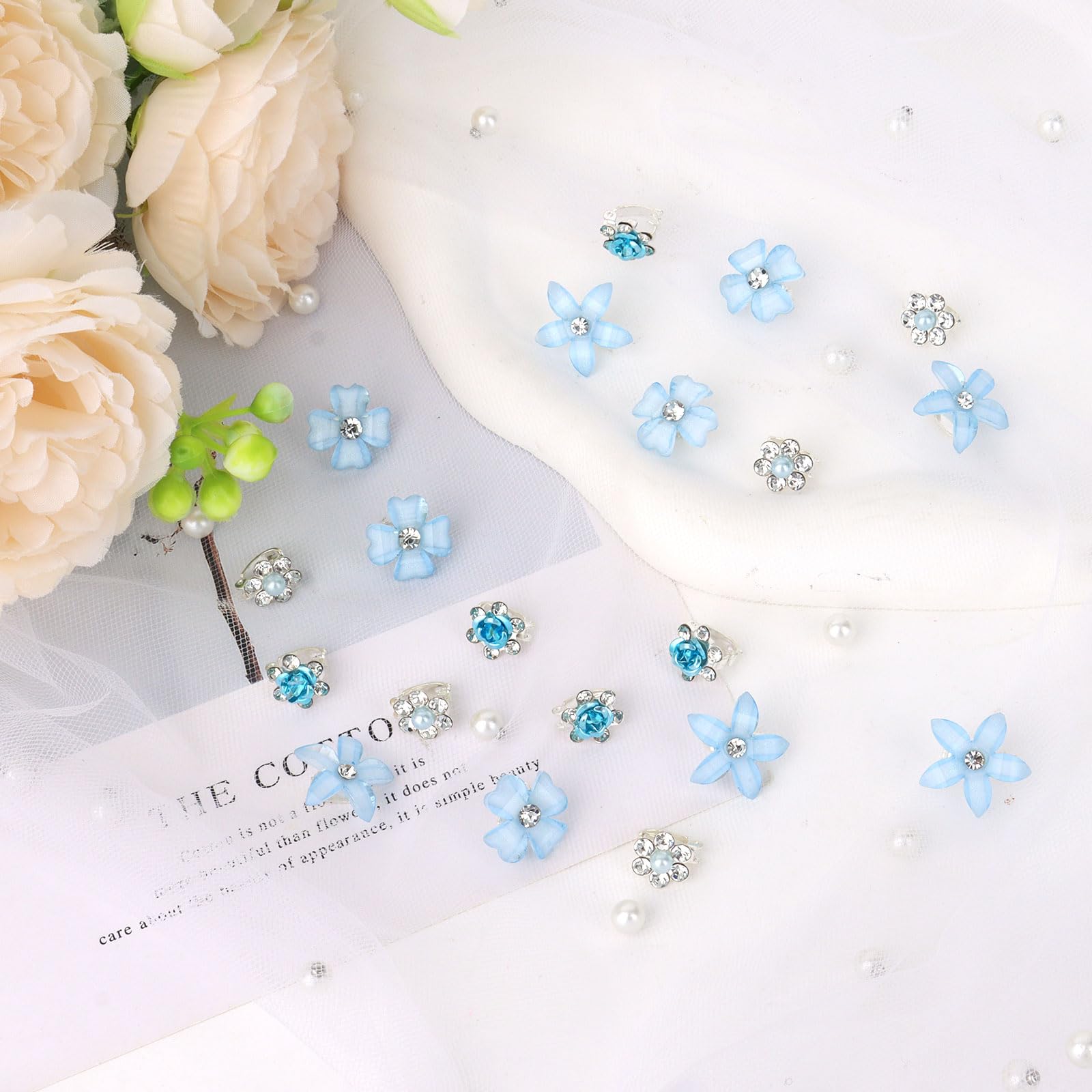 YISSION clips in bridal hairstyle lending subtle sparkle for special events