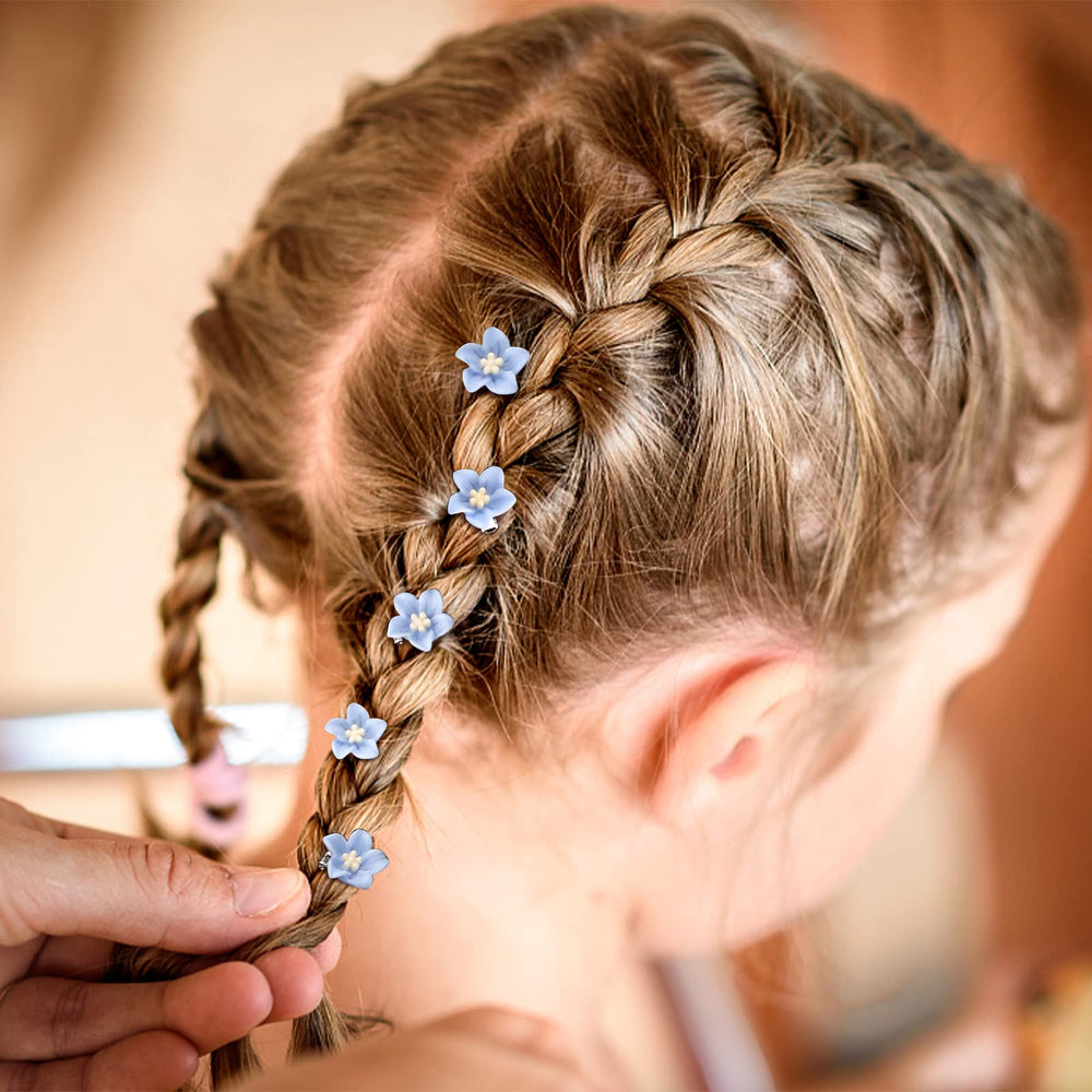 YISSION scattered clips on bun showcasing stable styling