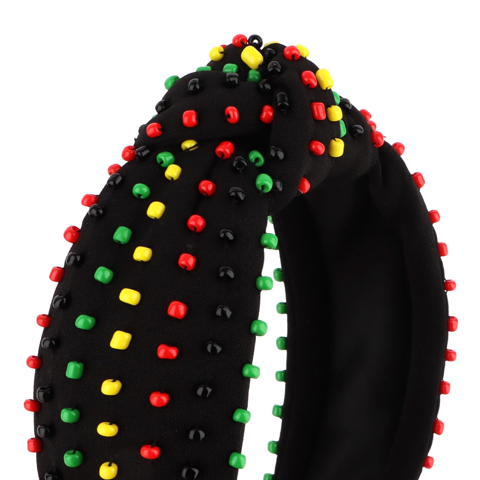 YISSION profile showing knotted turban silhouette, creates stylish volume
