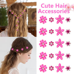 YISSION assorted hot pink clip styles laid out showing design variety