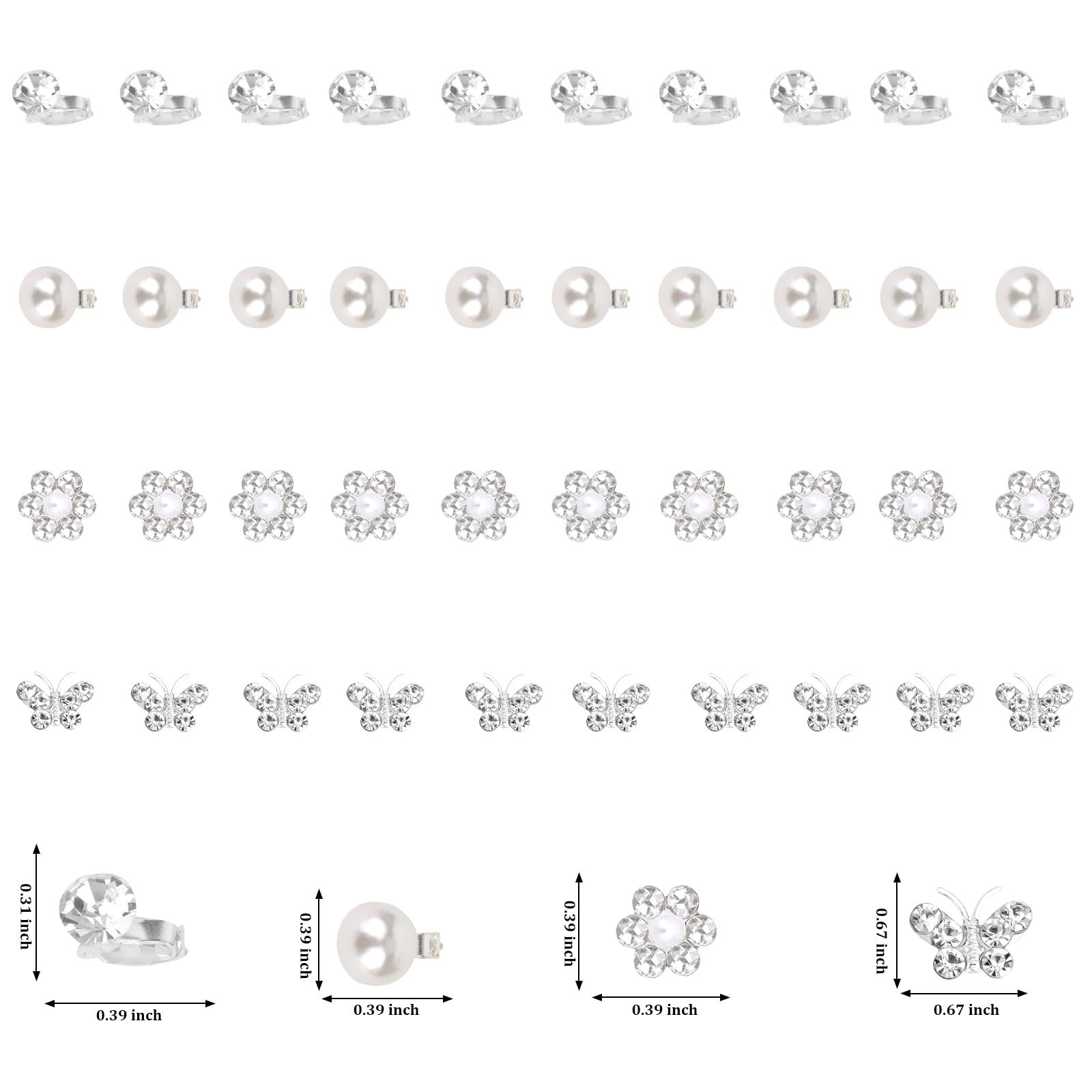 YISSION variety of four styles laid out to show design options and styling flexibility