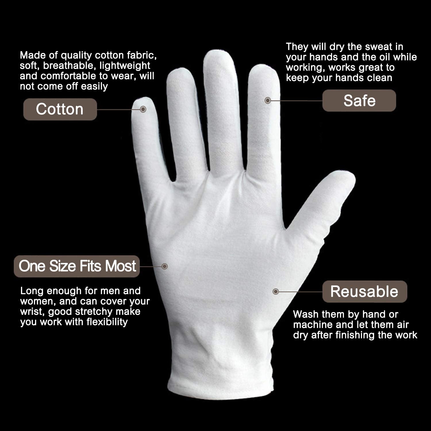 YITIAOYU glove on a mannequin hand demonstrating comfortable fit