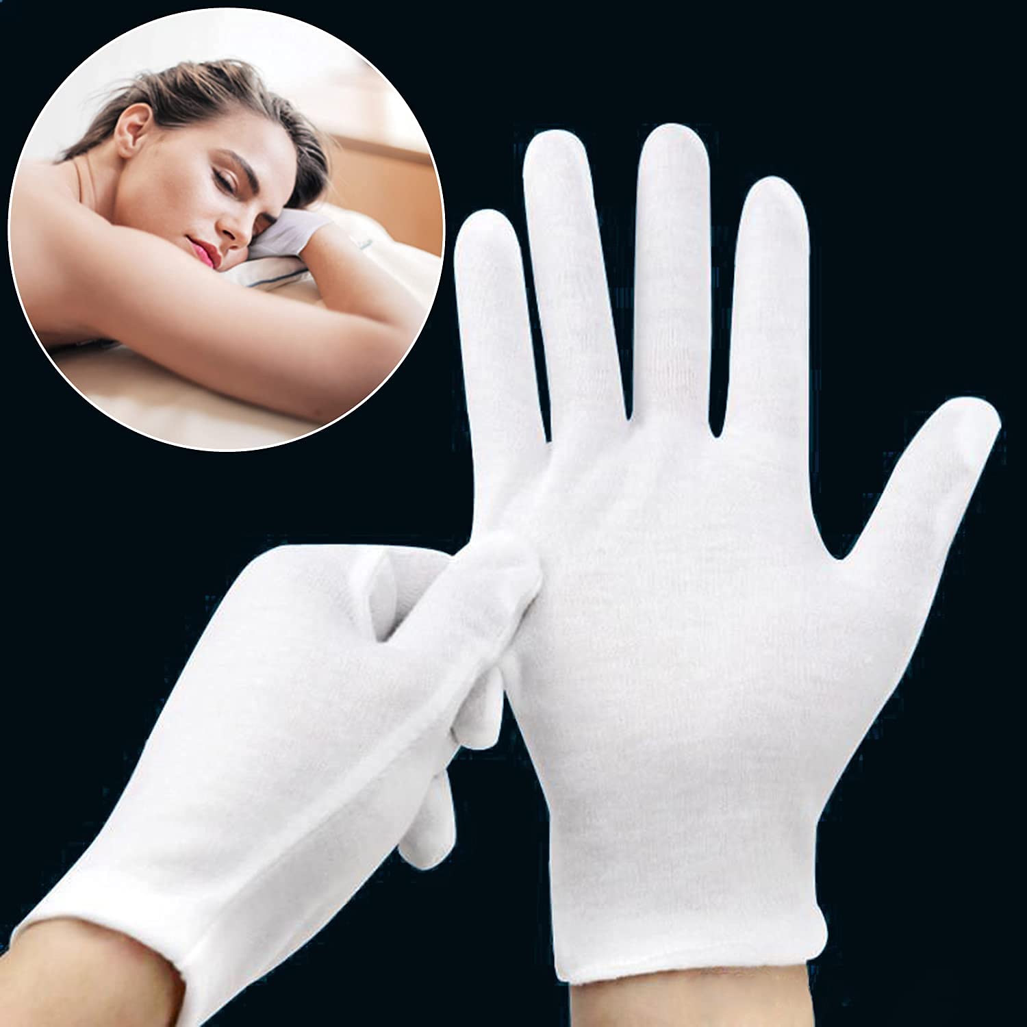YITIAOYU glove holding a coin for safe inspection and fingerprint protection