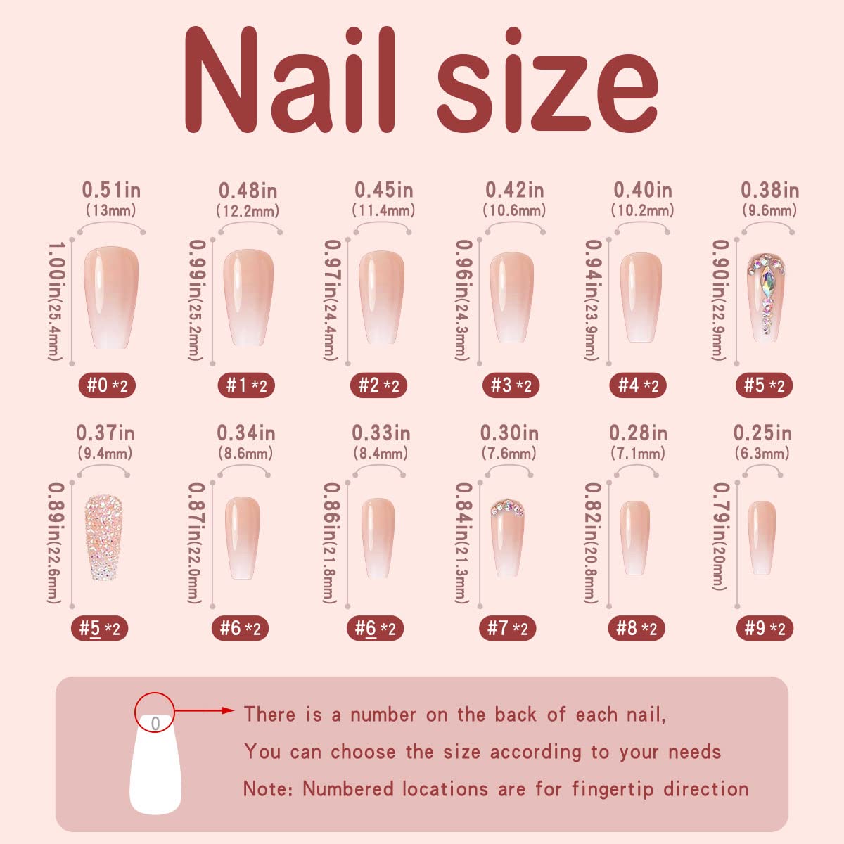 Yivaiks size chart layout showing 12 sizes for precise fit benefit